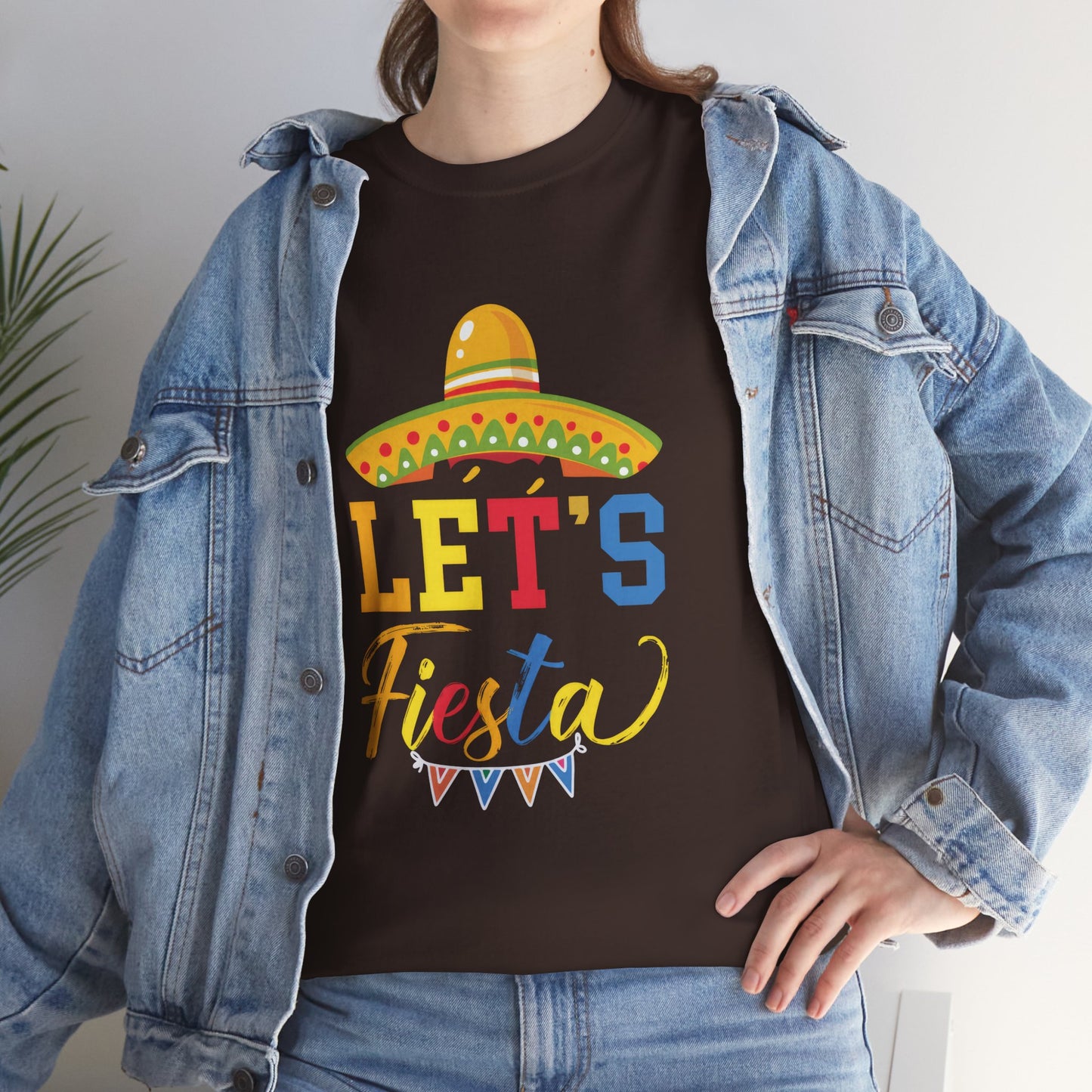 Let's Fiesta Unisex Heavy Cotton Tee - Fun Party T-Shirt for Celebrations