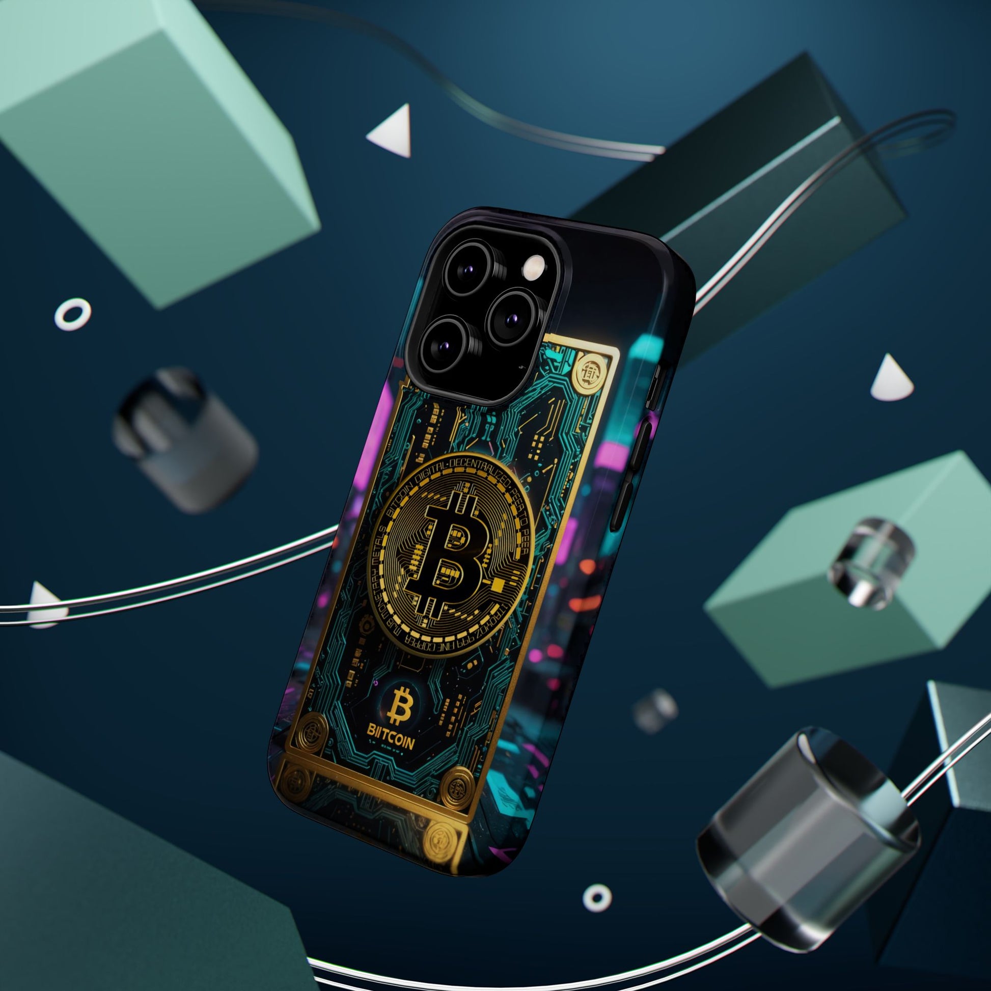 Bitcoin Magnetic Phone Case, Unique Phone Cover