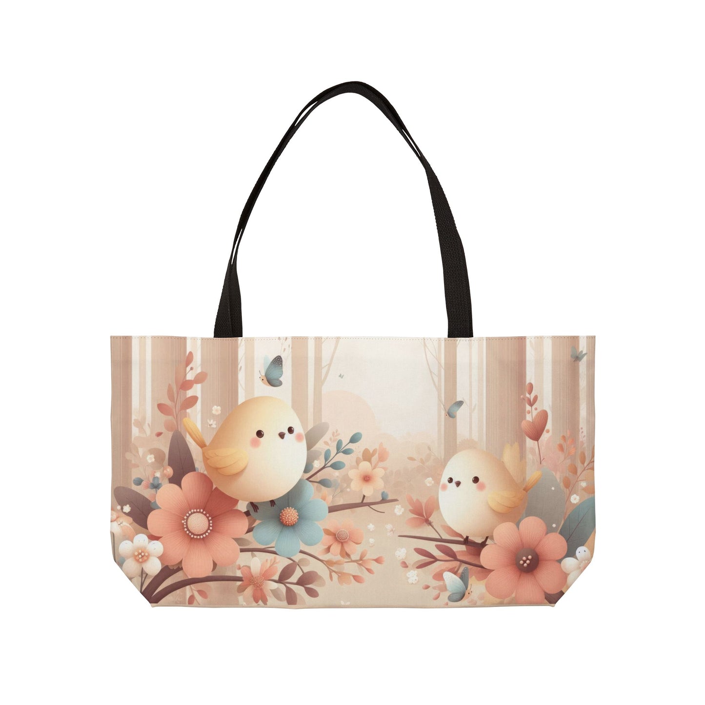 Pastel Canaries Tote Bag