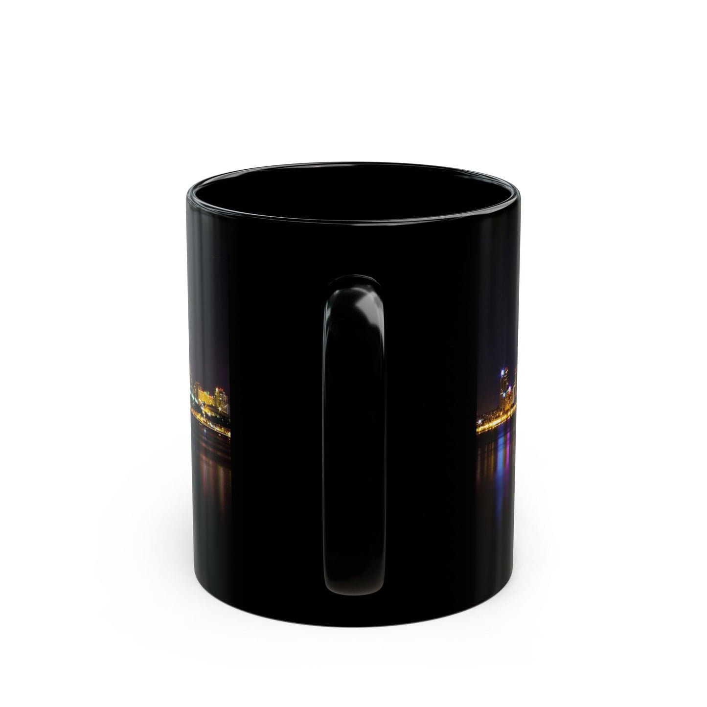 City Nights, Bright Lights Black Mug - 11oz, 15oz