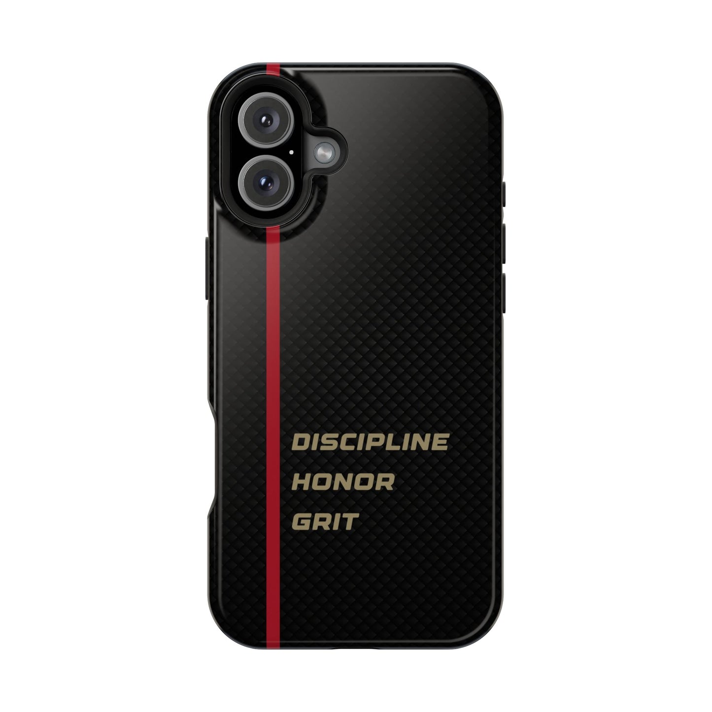 Discipline, Honor, Grit Impact-Resistant Phone Case