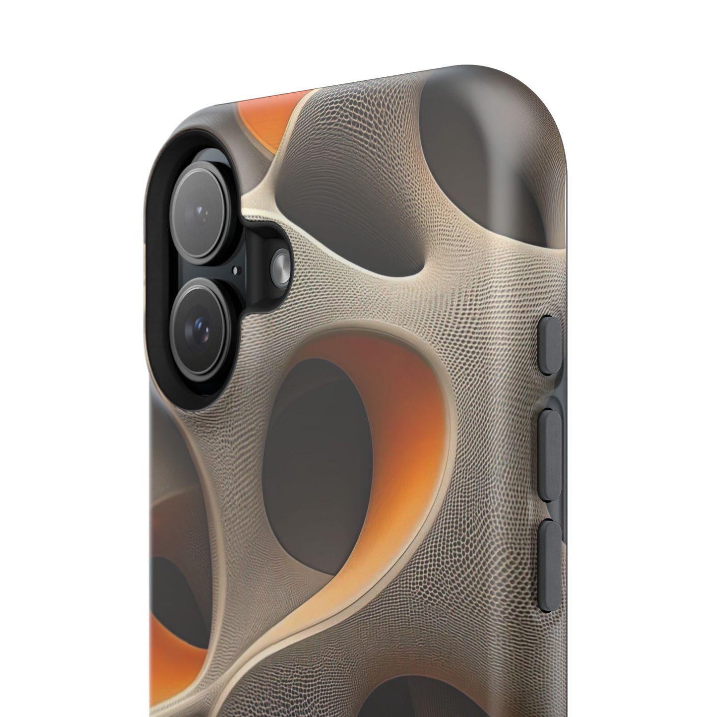 Stylish Magnetic Phone Cases, Abstract Geometric Design