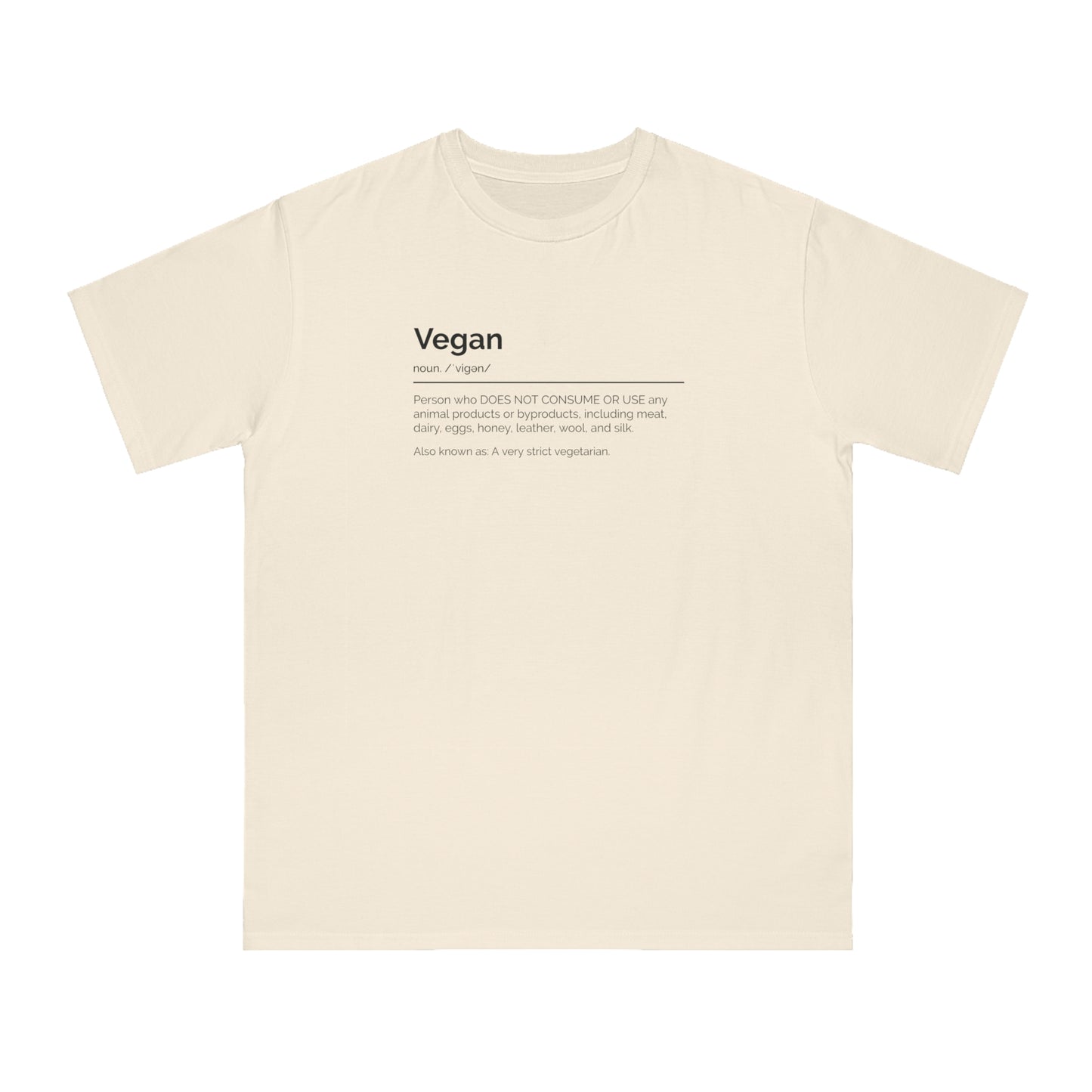 Vegan Organic Unisex Classic T-Shirt