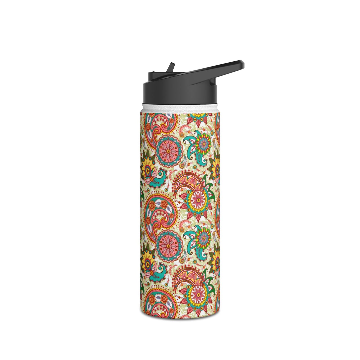 Indian Breath Stainless Steel Water Bottle, Standard Lid