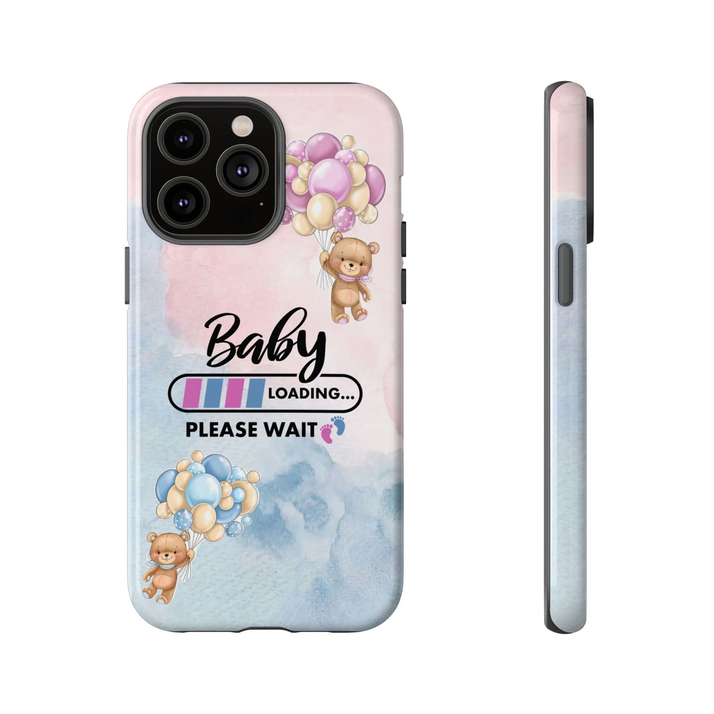 Cute Baby Loading Phone Case for iPhone - Maternity Cover for Pregnancy Reveal or Baby Shower