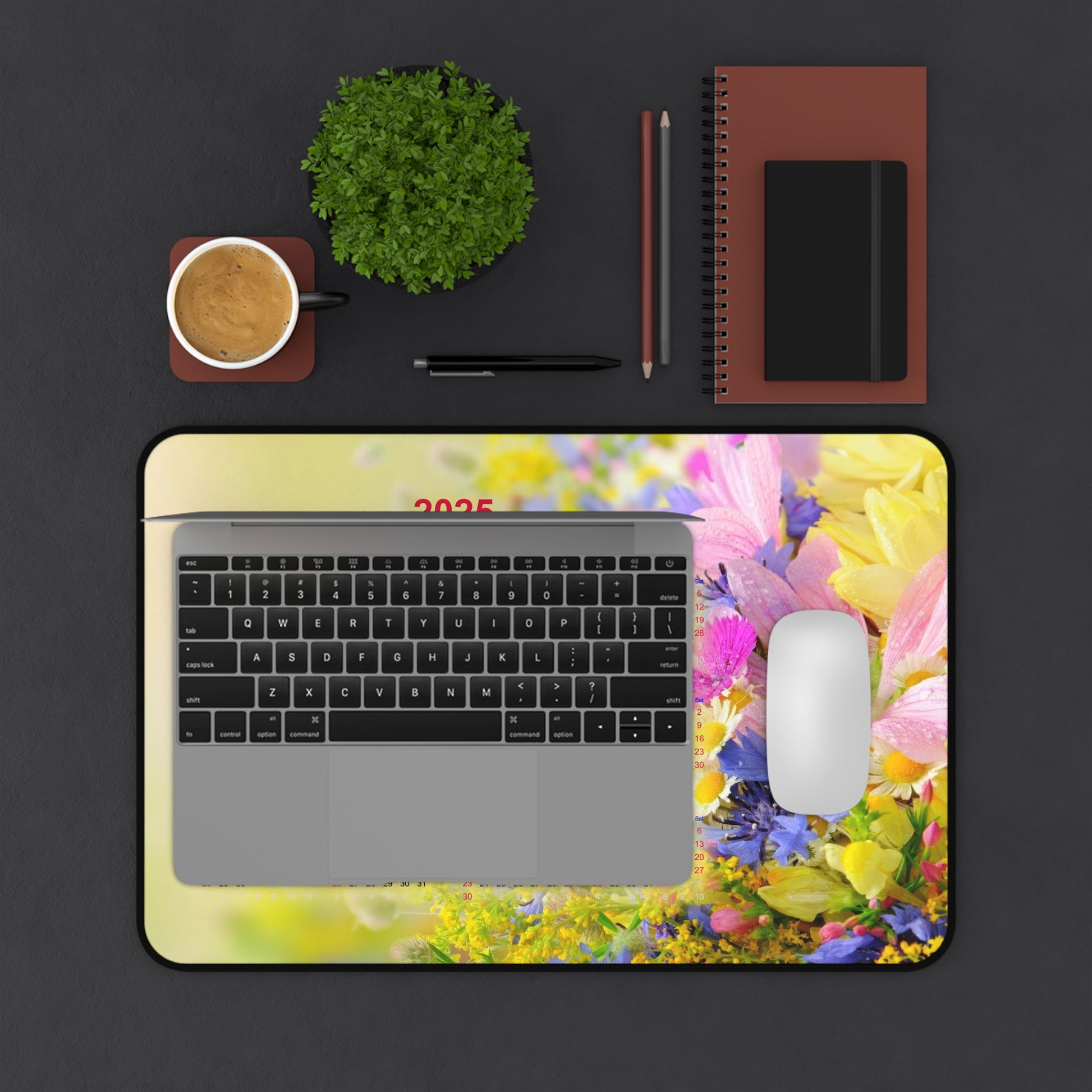 2025 Calendar Desk Mat