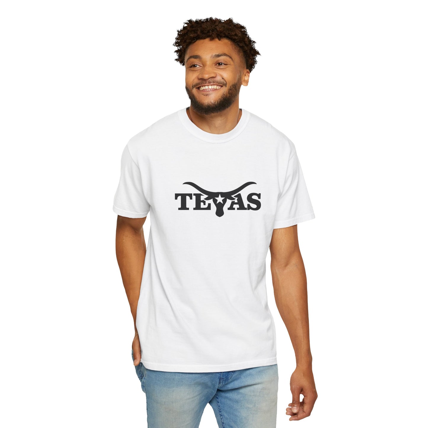 Texas Unisex Garment-Dyed T-Shirt - Cool Western Vibe for Everyday Wear