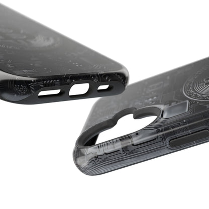 Black Bitcoin Magnetic iPhone Cases - Ideal for Tech Enthusiasts