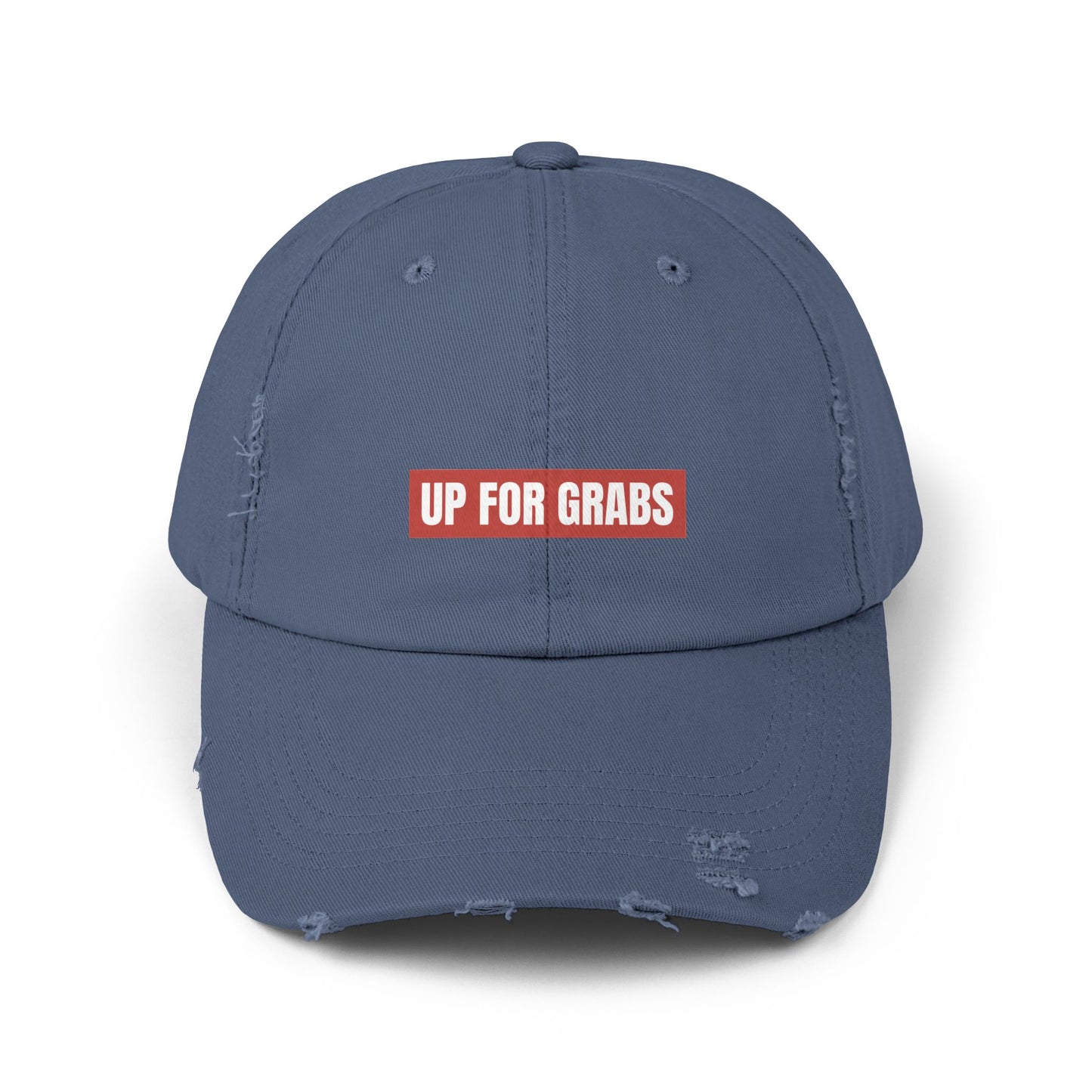 Up For Grabs Unisex Distressed Cap