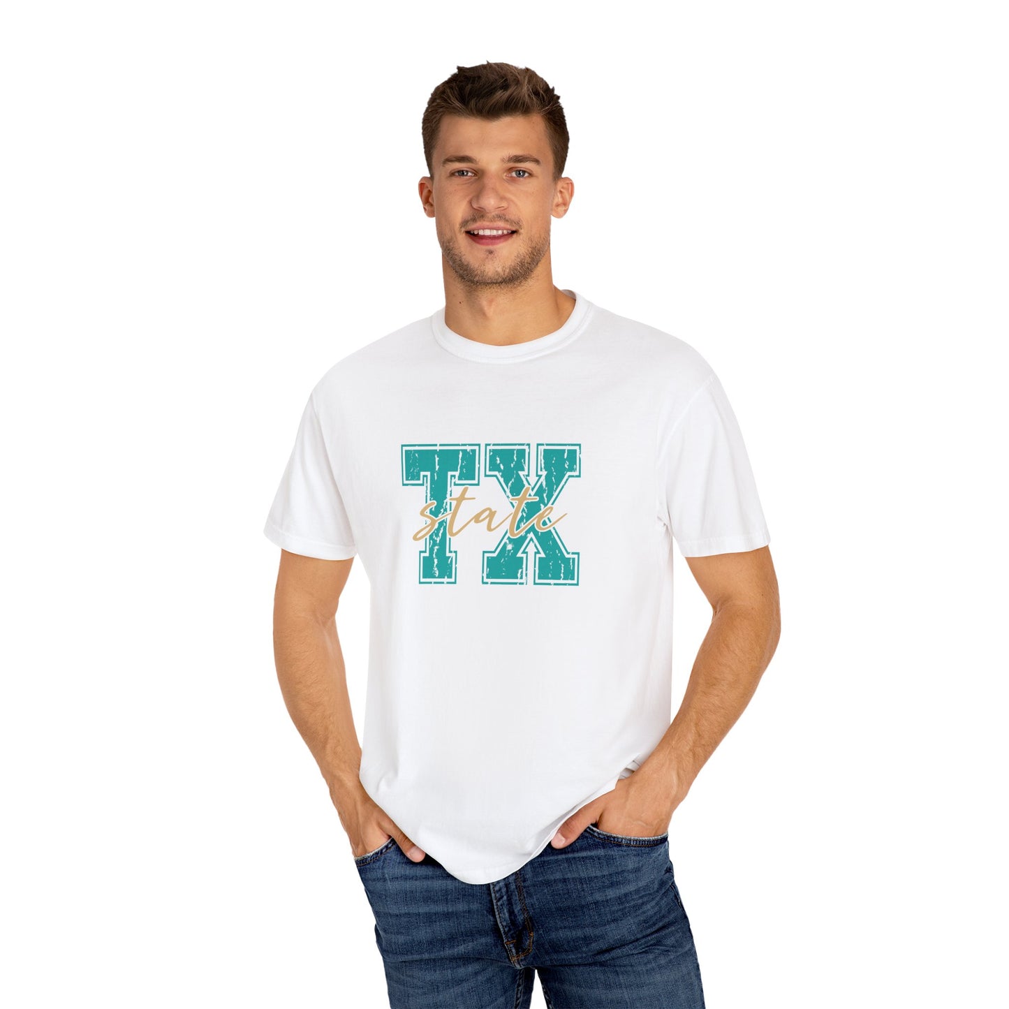 TX State Unisex Garment-Dyed T-shirt