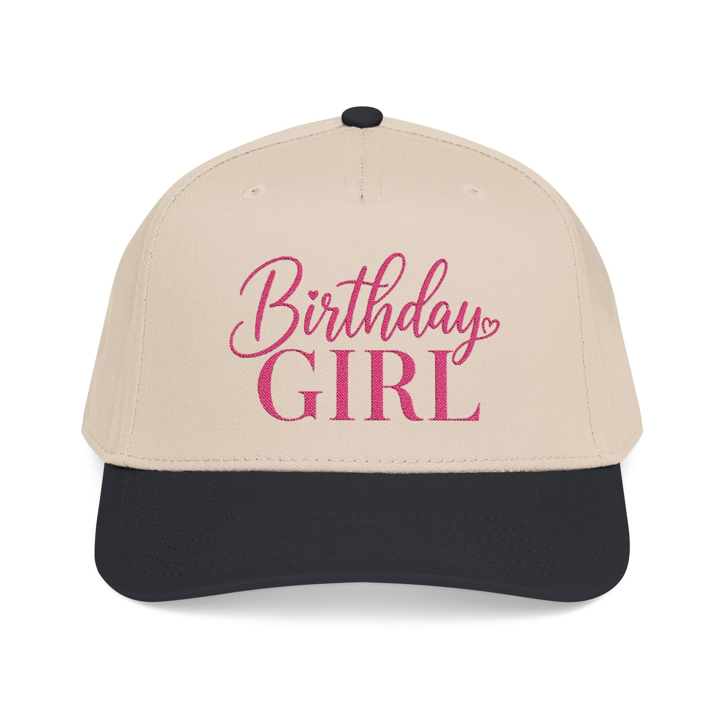 Personalized Birthday Girl Mid Profile Baseball Cap