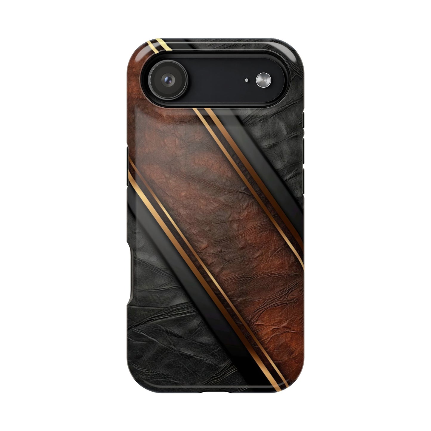 Stylish Leather Texture Magnetic Tough Cases