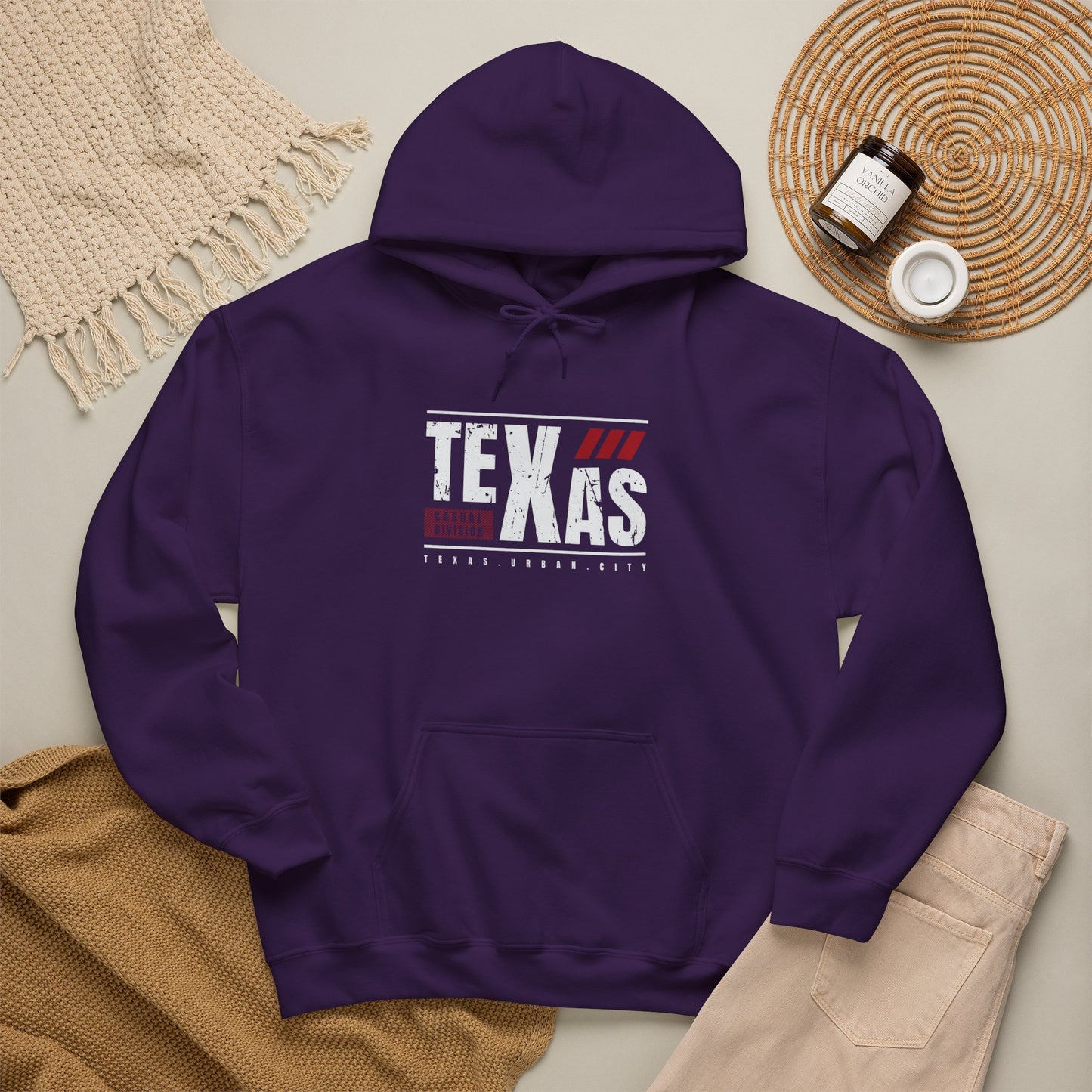 Texas Unisex Heavy Blend Hoodie - Bold Design for Everyday Comfort