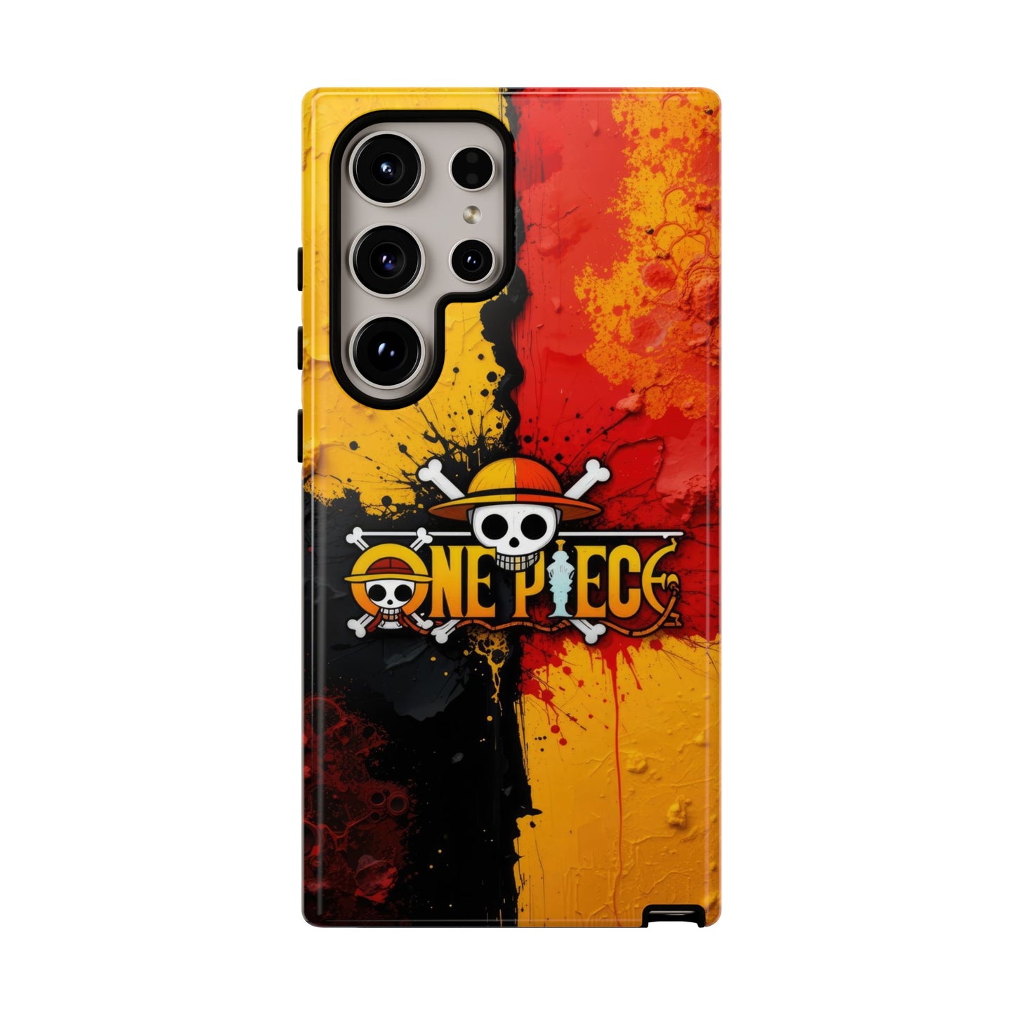 One Piece Samsung Tough Phone Case, Anime Vibrant Design