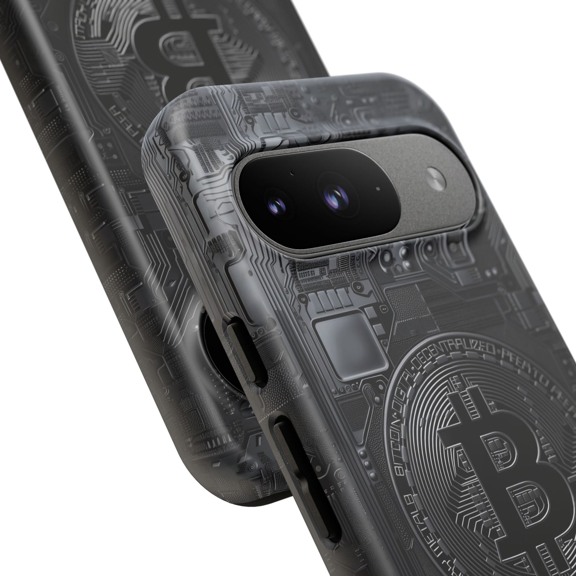 Bitcoin Google Pixel Tough Phone Case, Cryptocurrency Protection Cover