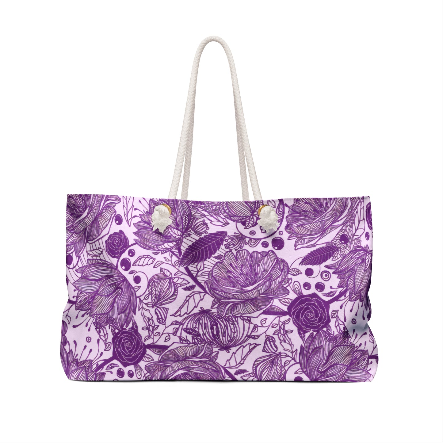 Graphical Garden: Purple Edition Weekender Bag