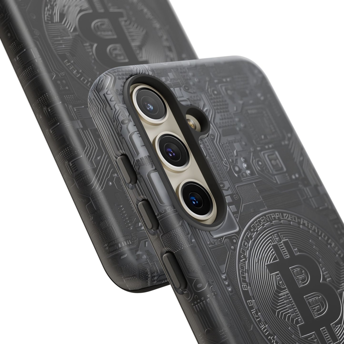 Bitcoin Samsung Tough Phone Case, Cryptocurrency Protection Cover