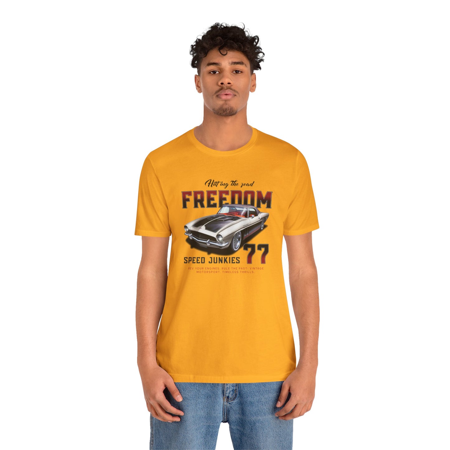 Hitting The Road Freedom Unisex Jersey Short Sleeve Tee