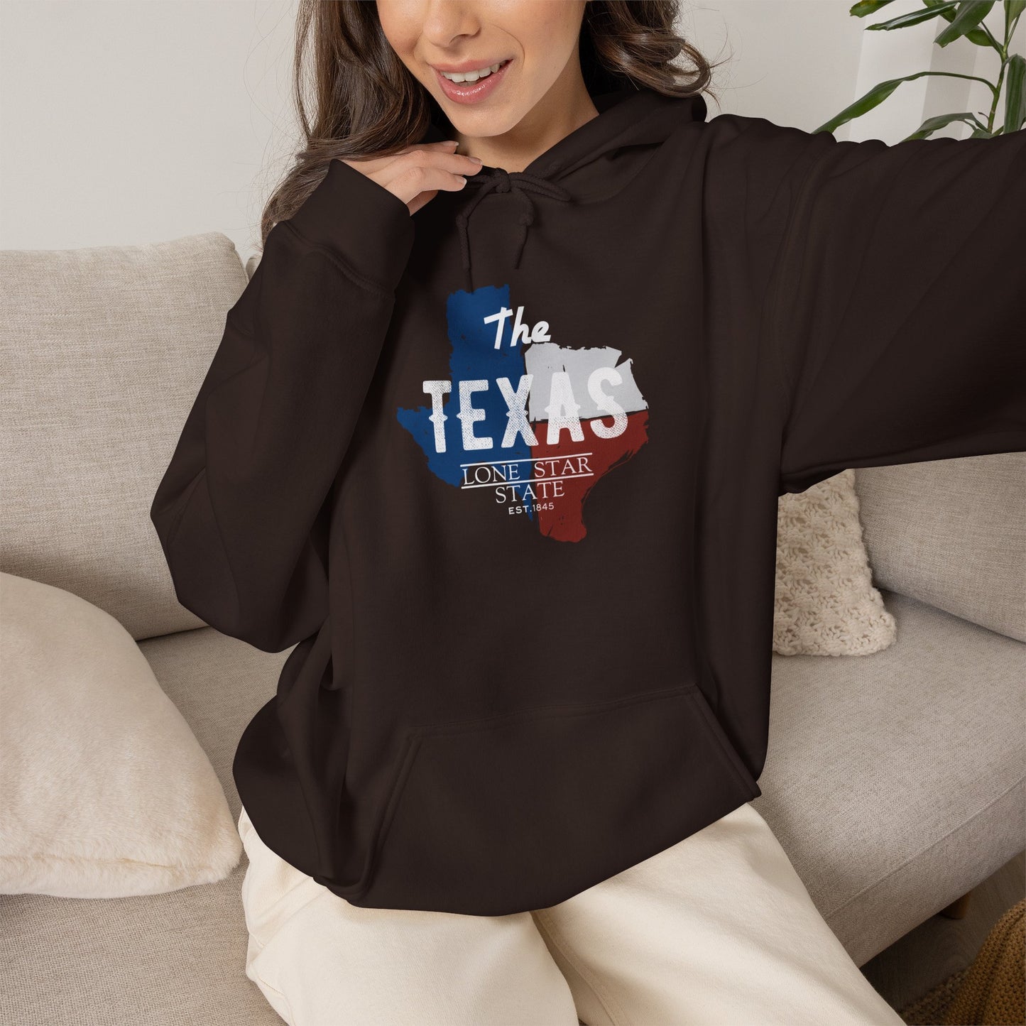 Texas Pride Unisex Hoodie - Comfortable Heavy Blend with State Graphic