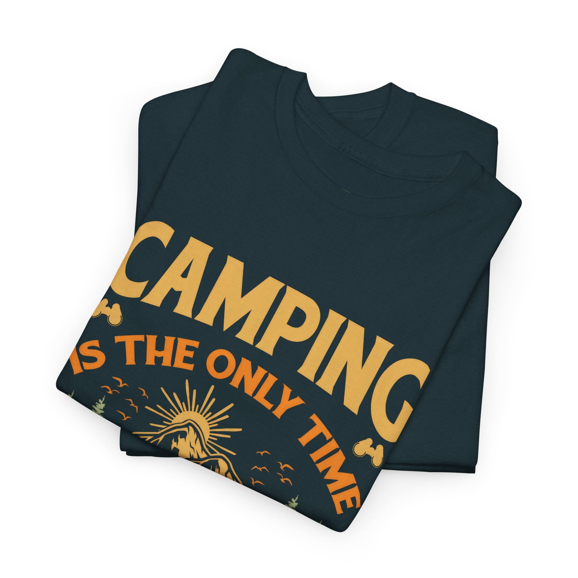 Camping Vibes Unisex Heavy Cotton Tee - "Being Dirty is a Good Thing"