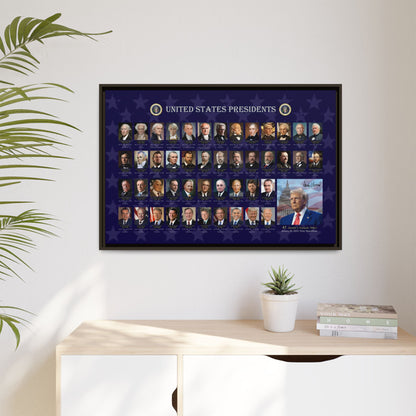 Presidential Portraits Canvas Art Print / Framed