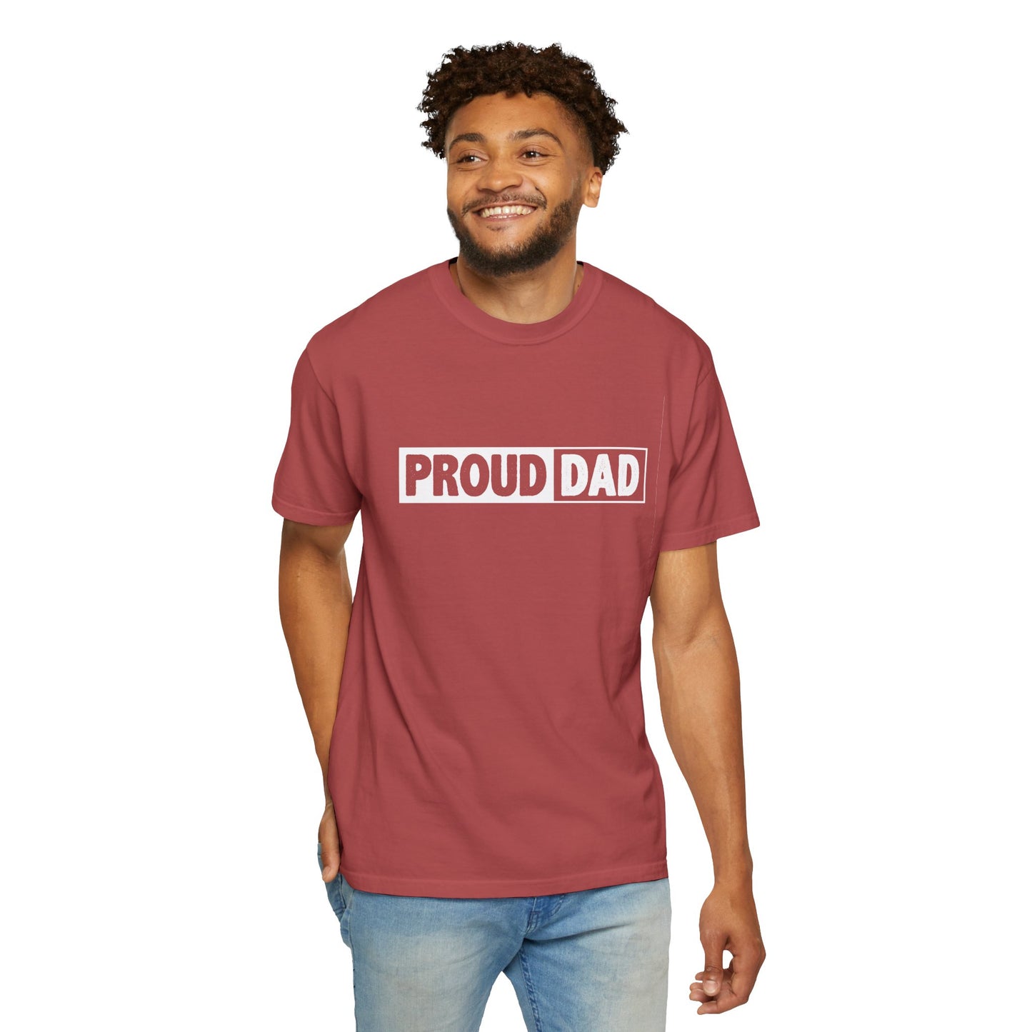 Proud Dad T-Shirt | Comfortable Unisex Garment-Dyed Tee