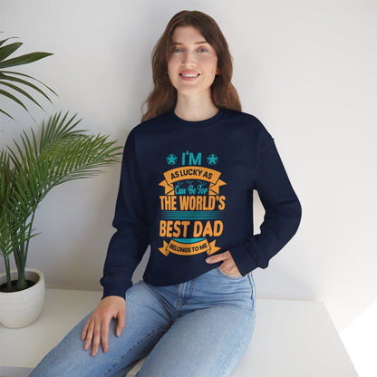 World's Best Dad Sweatshirt | Unisex Heavy Blend™ Crewneck