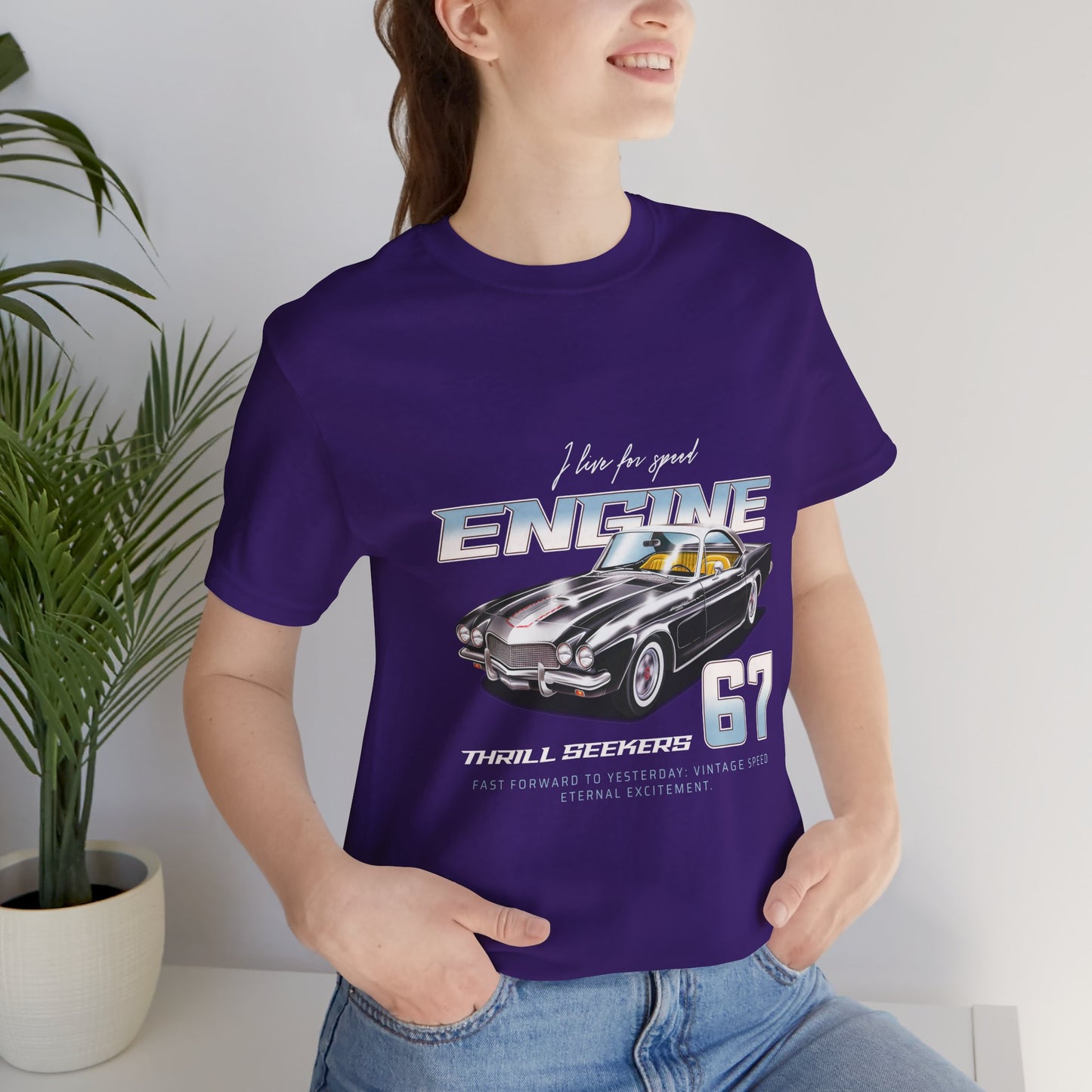 I Live For Speed Engine Tee