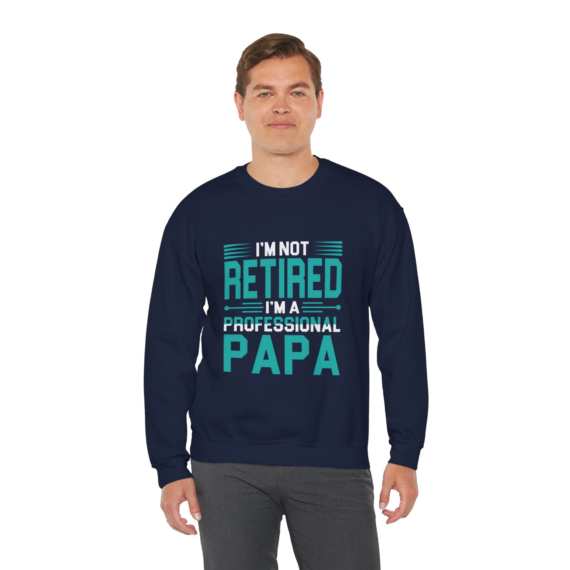 Professional Papa Crewneck Sweatshirt - Fun Retirement Gift for Dads
