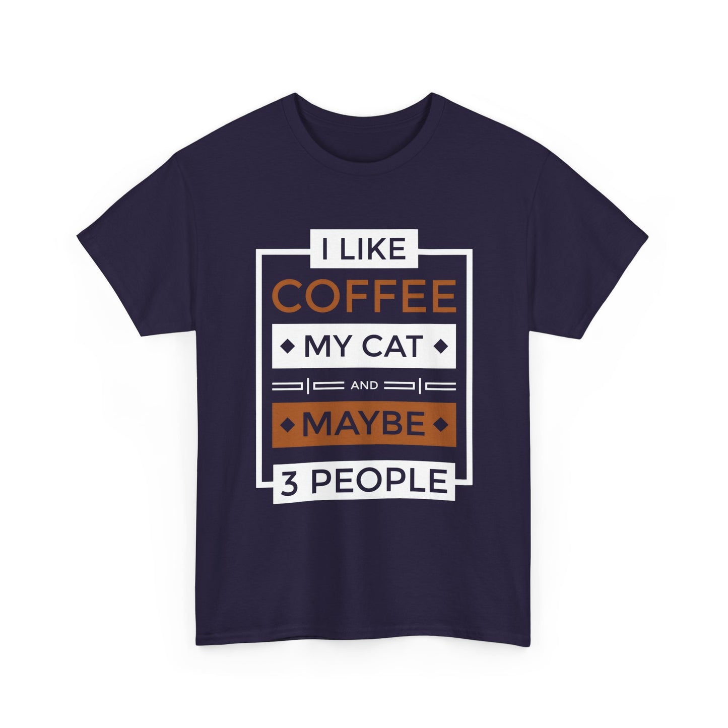 Coffee Cat Lover T-shirt, Funny Graphic Tee