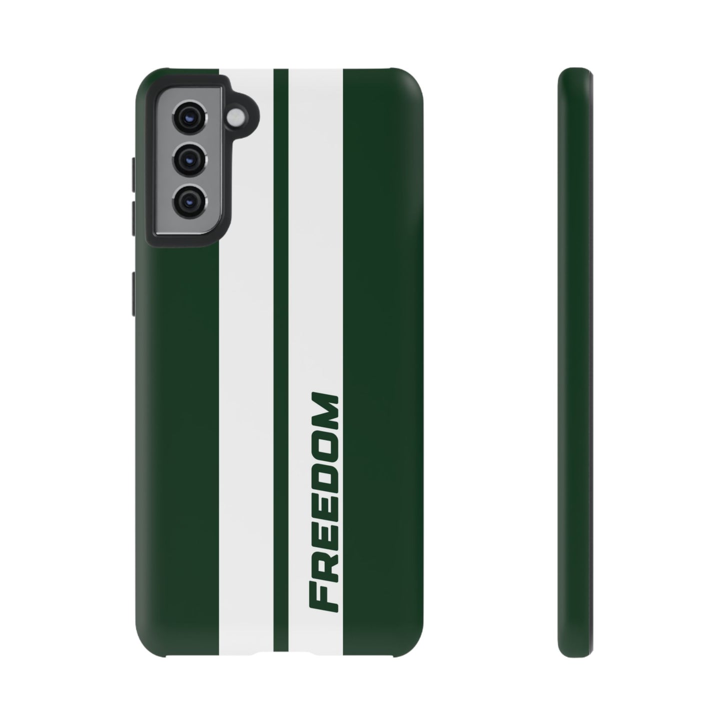 Freedom Tough Case, Olive Green Motorsport-Inspired Cove