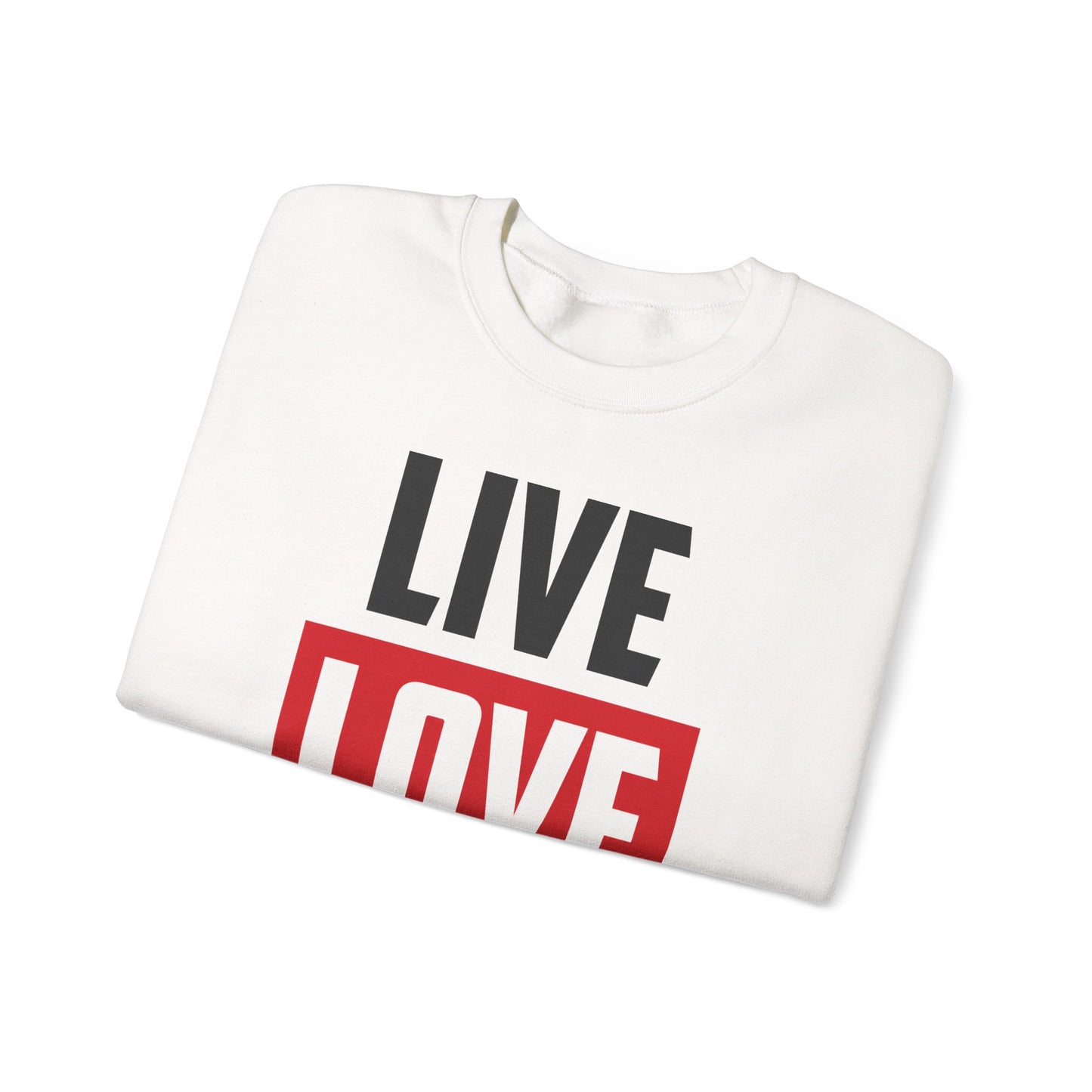 Live Love Texas Crewneck Sweatshirt – Cozy Unisex Pullover for Texas Lovers