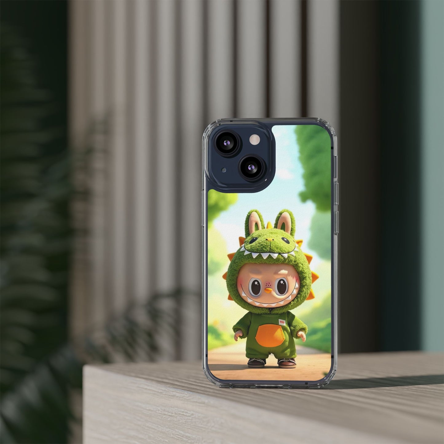 Copy of The Monsters Clear Case for iPhone Models – Playful Dinosaur Design