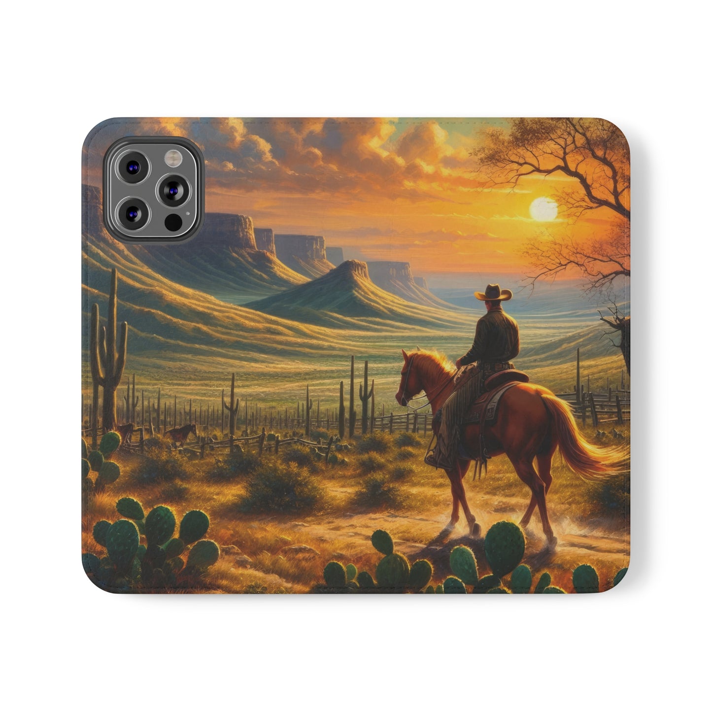 Texas Sunset Flip Cases