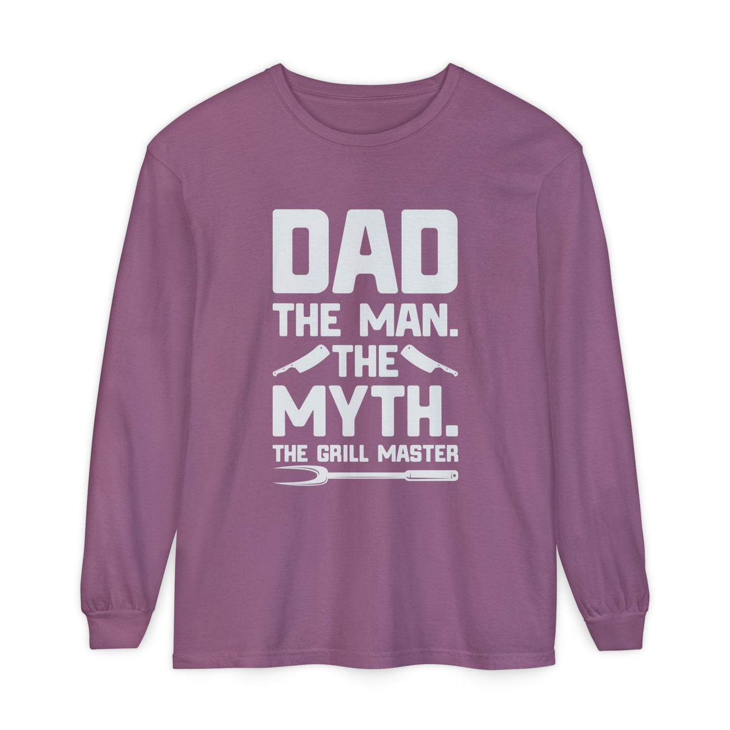 Dad The Man Myth Grill Master Long Sleeve T-Shirt