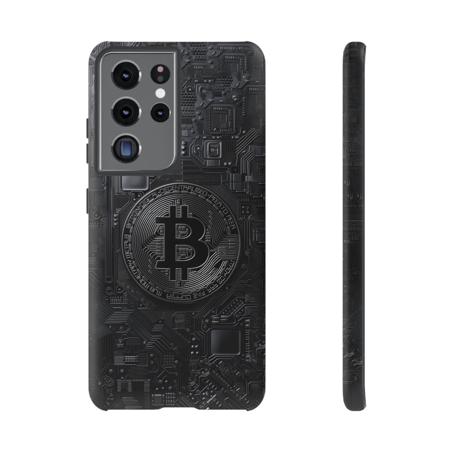 Bitcoin Samsung Tough Phone Case, Cryptocurrency Protection Cover