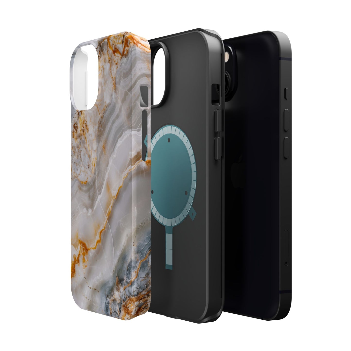 Pure Elegance Marble Magnetic iPhone Case, Stylish & Trendy Accessories