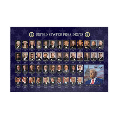 U.S. Presidents Puzzle, 1014 Pieces, 28.5"x 19"