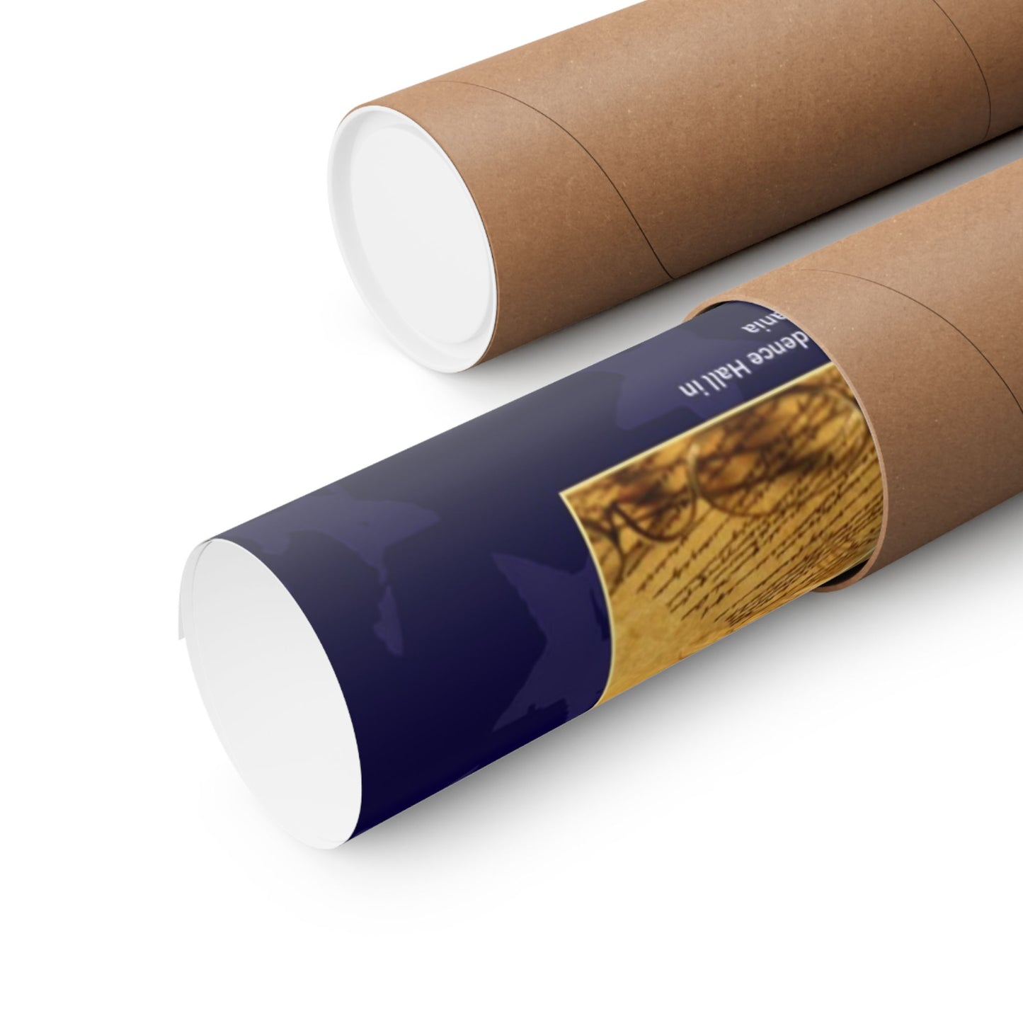 Founding Fathers Poster — U.S. Constitution Signers Rolled History Print