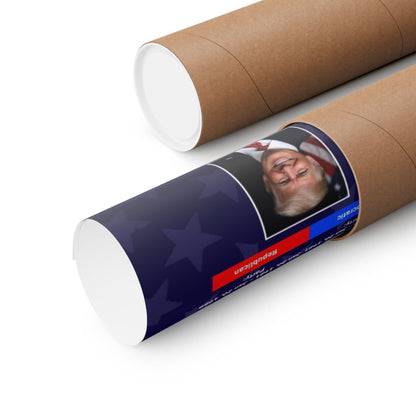 United States Presidents Poster — Rolled Historical Portraits Wall Art