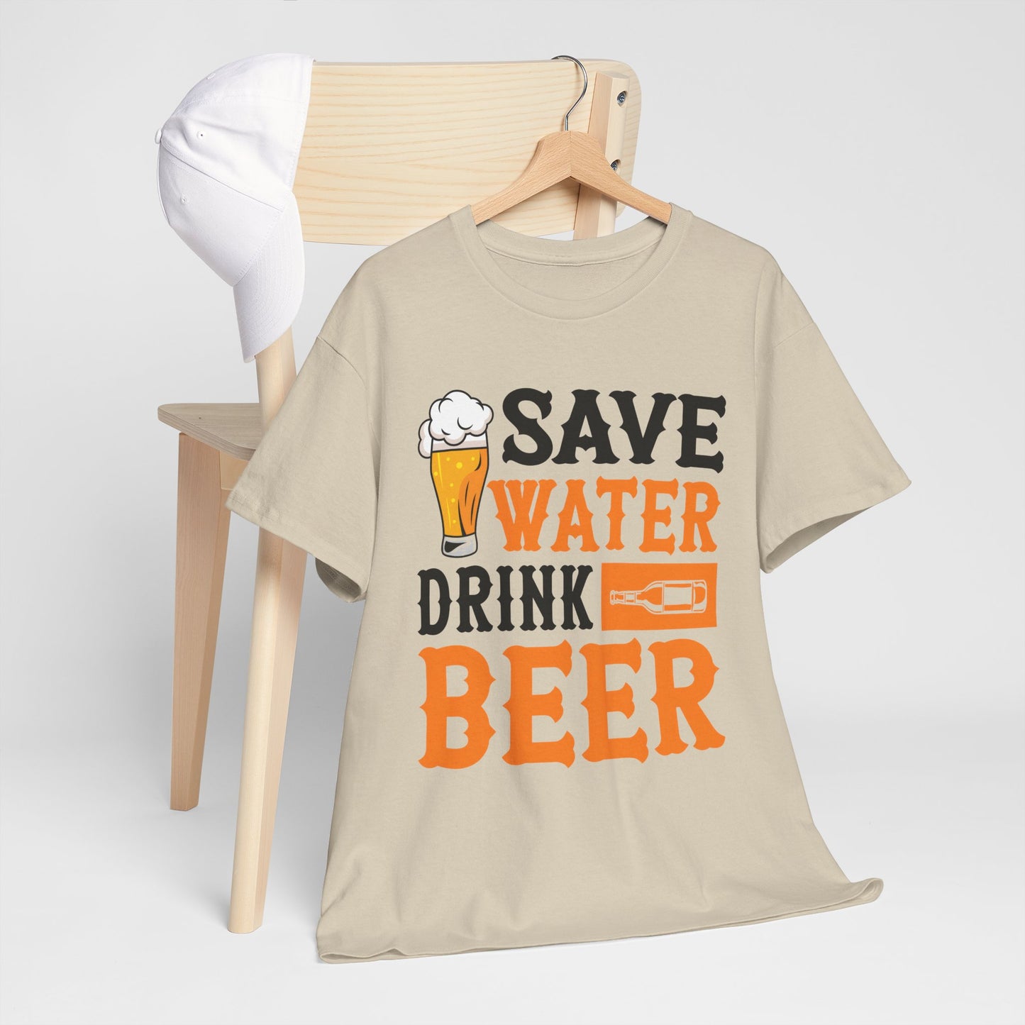 Funny Beer Slogan, Save Water Drink Beer