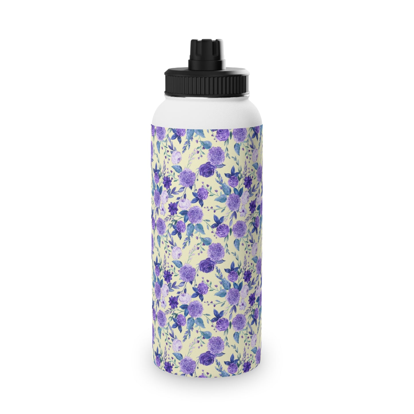 Violet Stainless Steel Water Bottle, Sports Lid