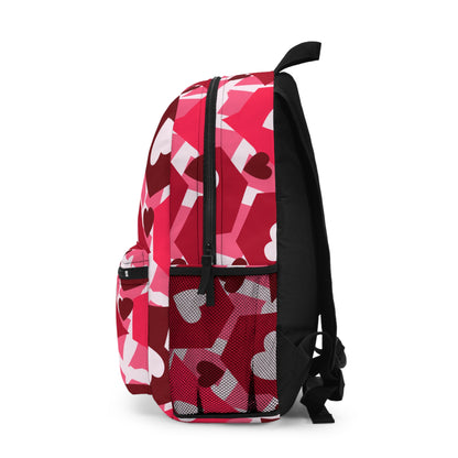 Love in Style: Retro Hearts Backpack