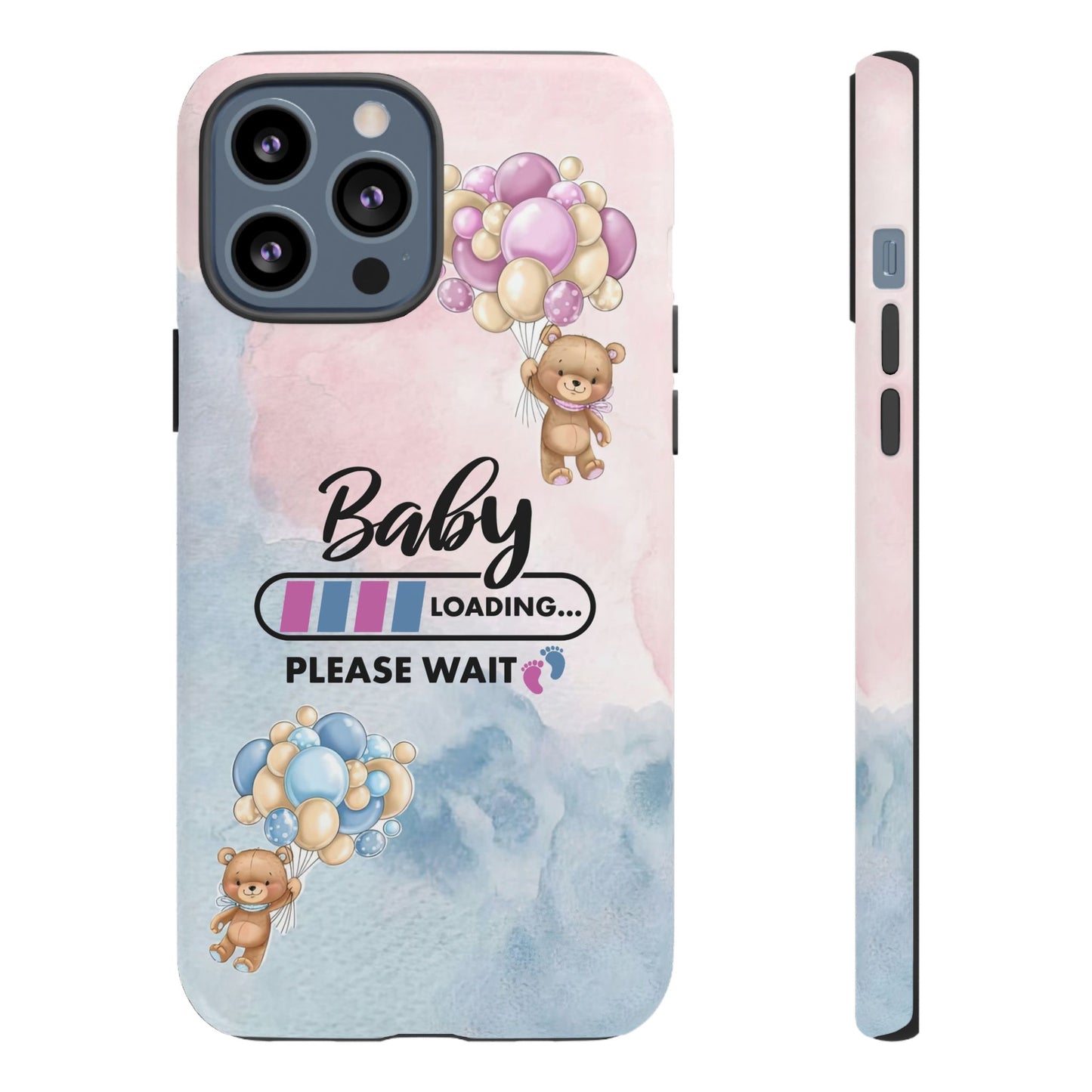 Cute Baby Loading Phone Case for iPhone - Maternity Cover for Pregnancy Reveal or Baby Shower
