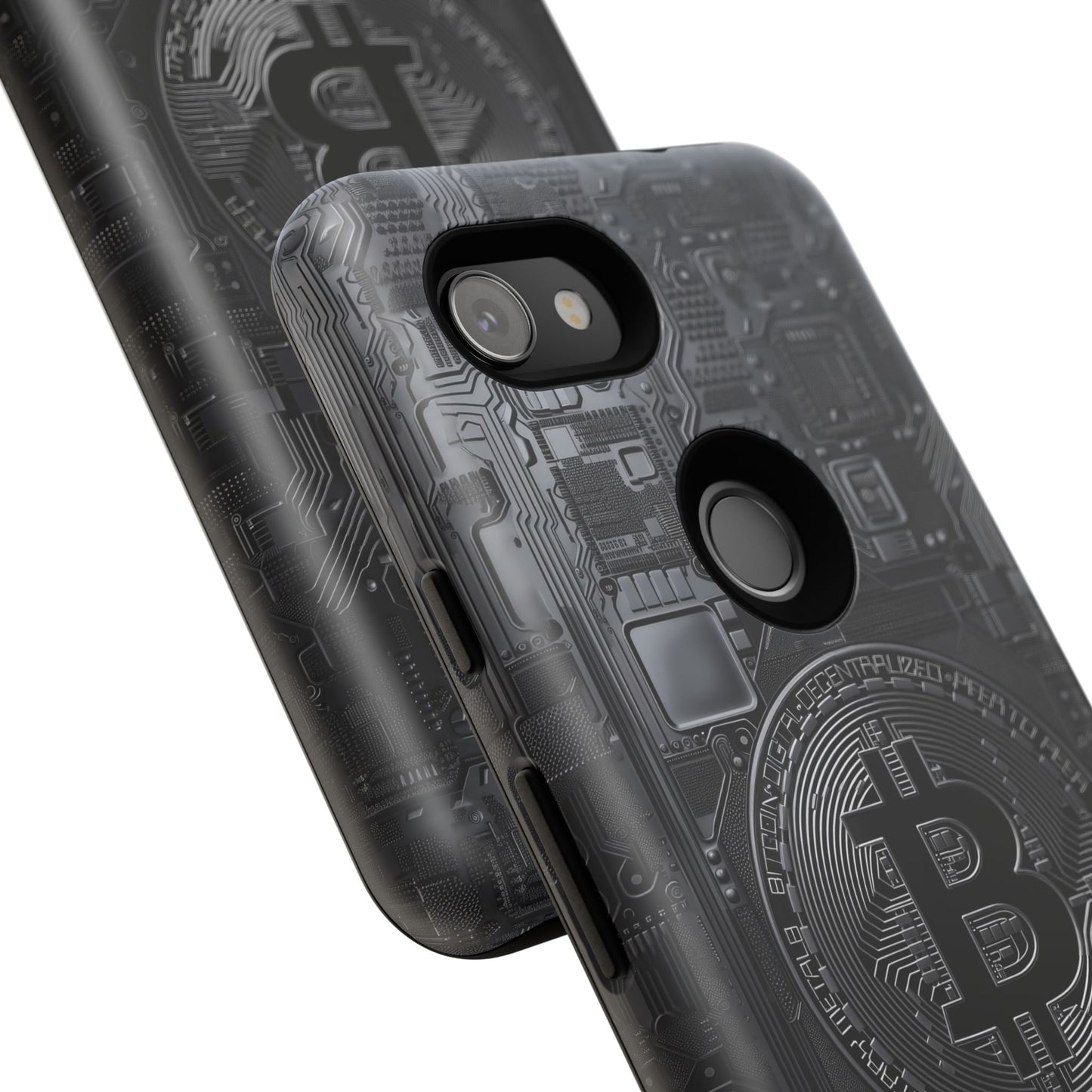 Bitcoin Google Pixel Tough Phone Case, Cryptocurrency Protection Cover