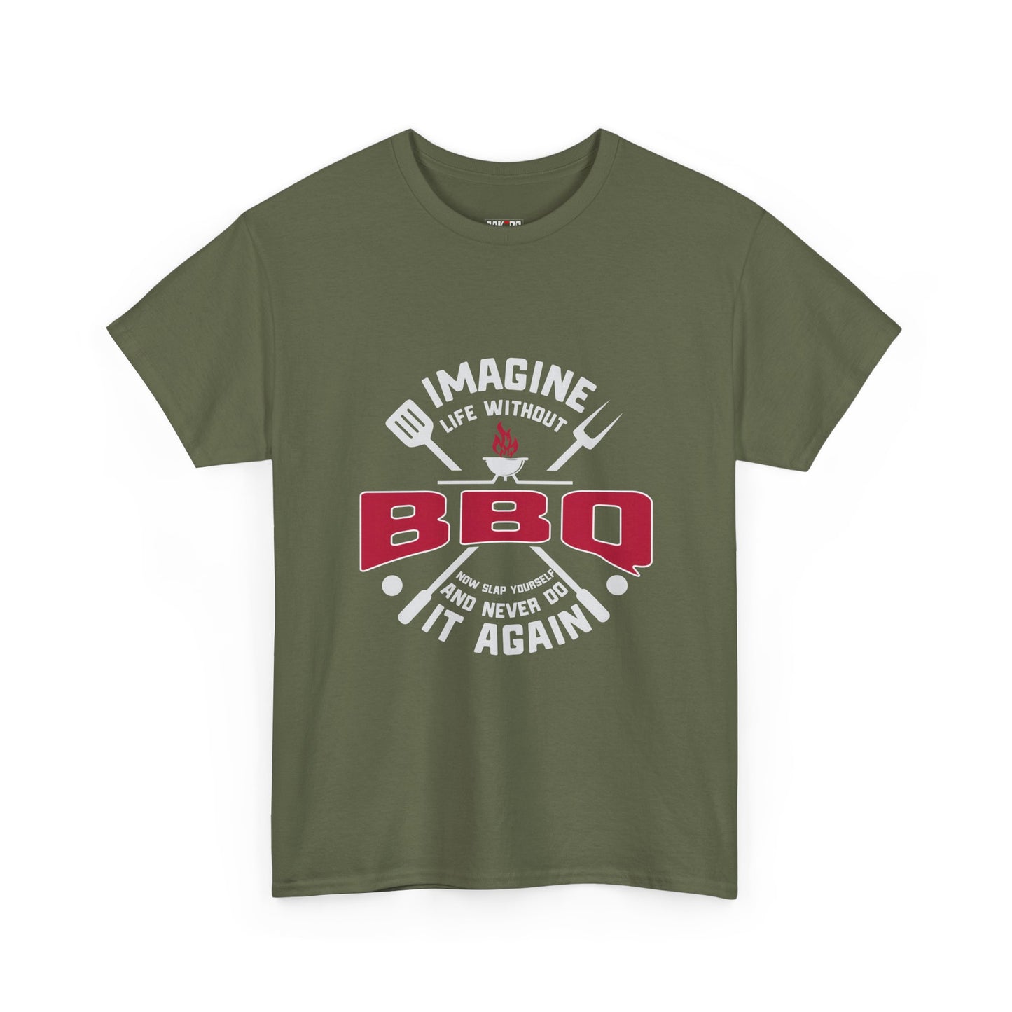 BBQ Lovers Unisex Heavy Cotton Tee - 'Imagine Life Without BBQ'