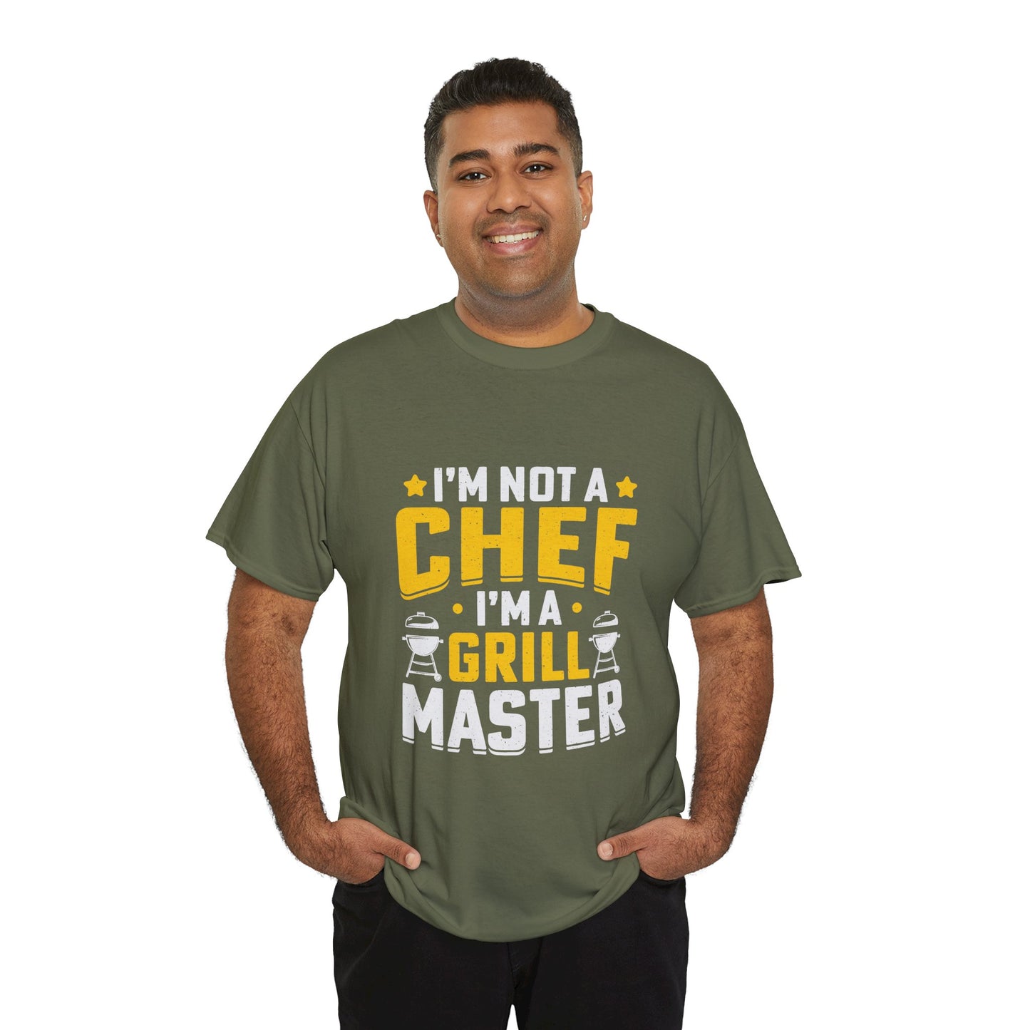 Grill Master Unisex Heavy Cotton Tee - Perfect Gift for BBQ Lovers