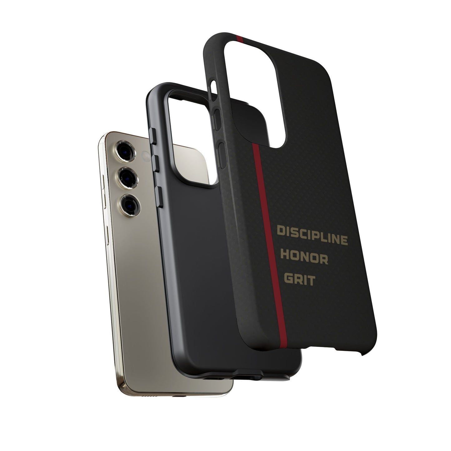 Discipline, Honor, Grit Impact-Resistant Phone Case