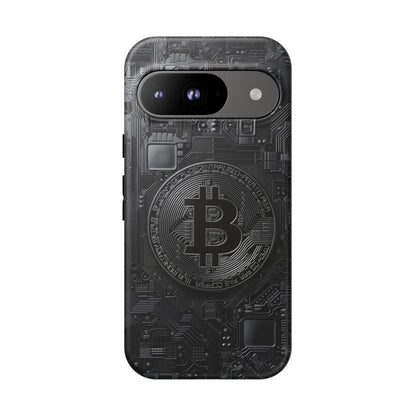 Bitcoin Google Pixel Tough Phone Case, Cryptocurrency Protection Cover