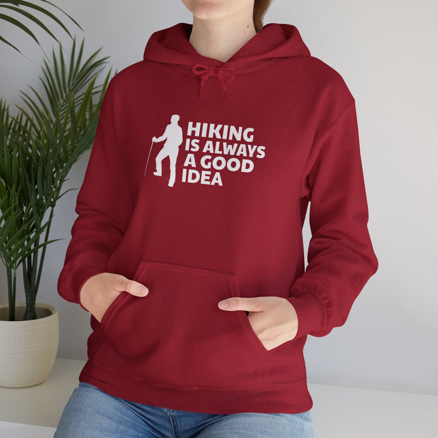 Hiking Is Always A Good Idea Unisex Heavy Blend™ Hooded Sweatshirt